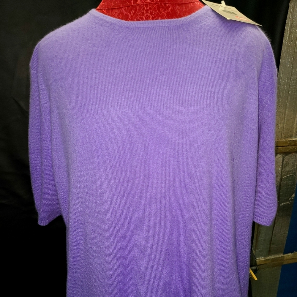 New cashmere Valerie Stevens sweater size 2X